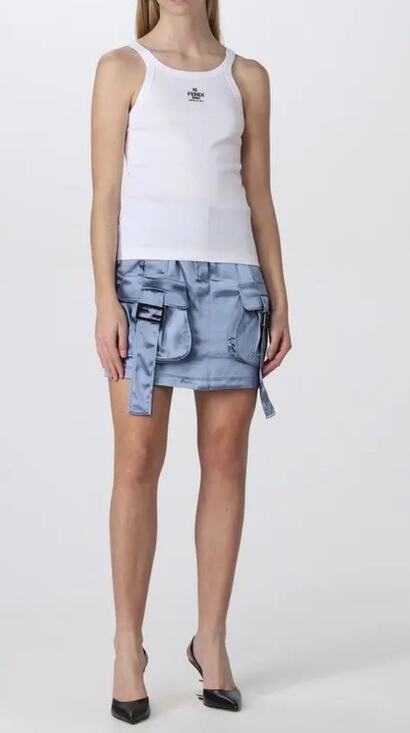 Fendi Dresses & Skirts - FENDI Satin Skirt   *flawed*
